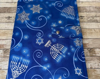 Hanukkah Cross Stitch Project Folio | Project Bag | Craft Folio | Craft Bag | Needlework Project Bag | Size Large | PB102