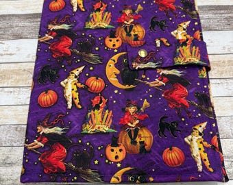 Halloween Vintage Print  Cross Stitch Project Folio | Project Bag | Craft Folio | Craft Bag | Needlework Project Bag | Size Large|PB376