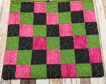 Patchwork Project Bag Watermelon Summer| Cross Stitch Project Bag | Cross Stitch Patchwork | Quilted Project Bag| PB338