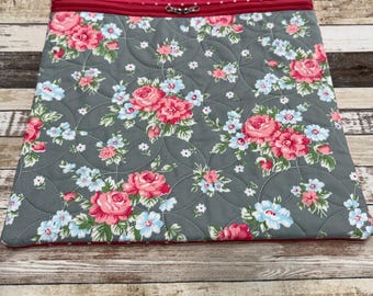 A Cat Named Stitch Fabric Line  Project Bag | Quilted Cross Stitch Project Bag | Needlework Bag| PB357
