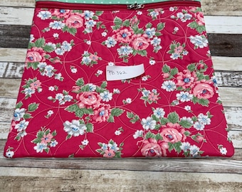 A Cat Named Stitch Fabric Line  Project Bag | Quilted Cross Stitch Project Bag | Needlework Bag| PB362