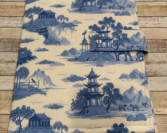 Tilda Something Blue Fabric Cross Stitch Project Folio | Project Bag | Craft Folio | Craft Bag | Needlework Project Bag | Size Large |PB352