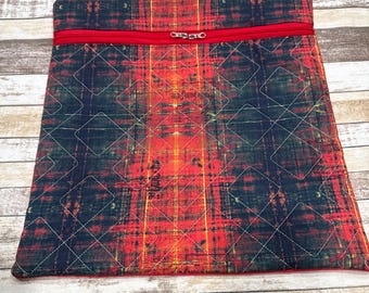 Grunge Eclectic Project Bag | Quilted Cross Stitch Project Bag | Needlework Bag| PB373