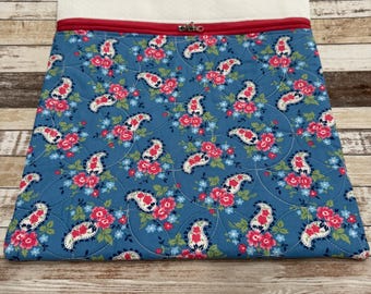 A Cat Named Stitch Fabric Line  Project Bag | Quilted Cross Stitch Project Bag | Needlework Bag| PB364