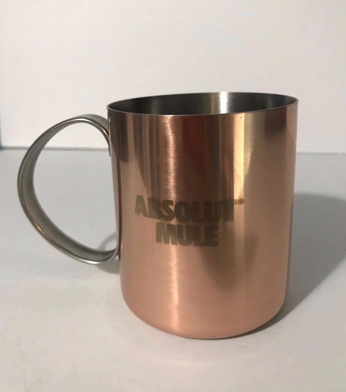 Vintage Absolute Moscow Mule Mugs 2 Copper Plated Stainless Etsy