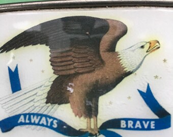 Vintage Patriotic belt buckle..free shipping !!