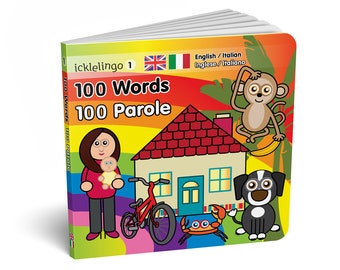 ITALIAN bilingual children's First Words book