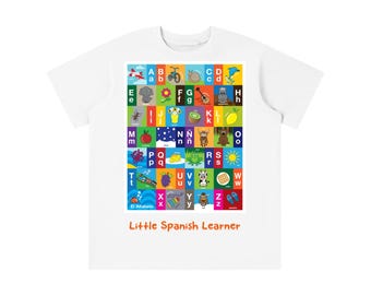 Spanish Alphabet Childrens T-shirt