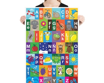 SPANISH Alphabet Poster