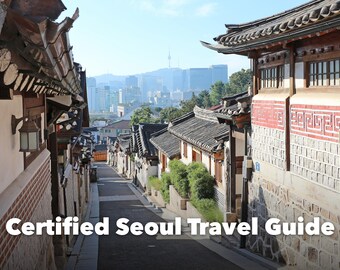 Seoul Travel Cheat Sheet, Korean Signs, Cafe Menu & Phrases Printable, Korea Trip Essentials, First Time in Seoul Travel Guide PDF
