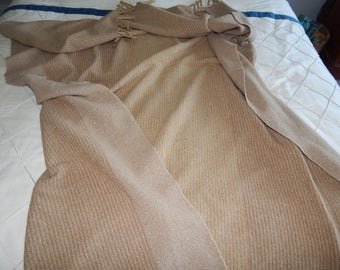 Hand Woven Fawn Lap Robe