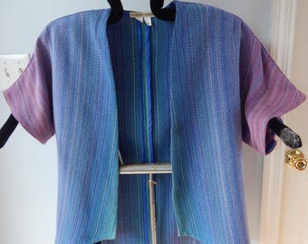 Short Sleeve Handwoven Jacket