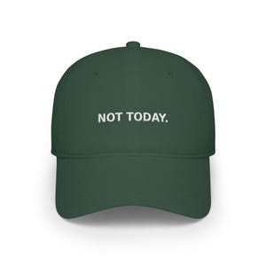 NOT TODAY Embroidered Hat, Funny Sarcastic Dad Cap, Introvert Humor Gift image 9