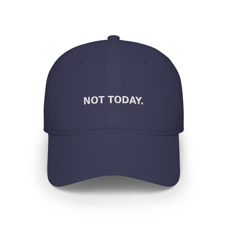 NOT TODAY Embroidered Hat, Funny Sarcastic Dad Cap, Introvert Humor Gift image 16