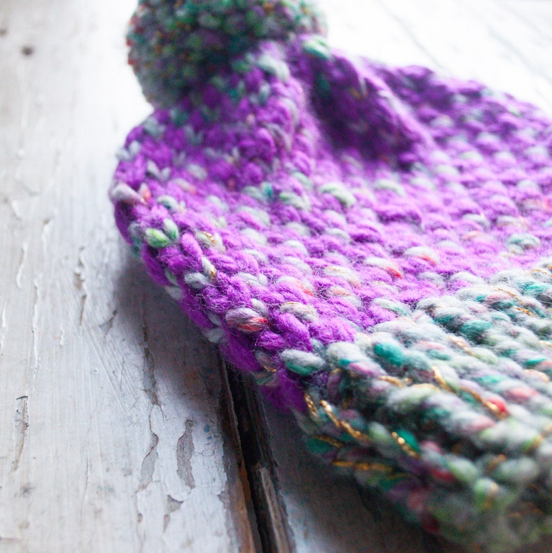 BEANIE KNITTING PATTERN / Knitted Toque /Easy Knit Pattern ...