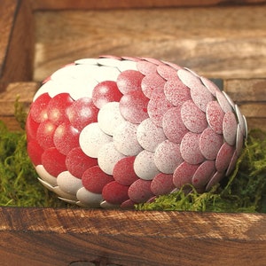 White Dragon Egg fades to red