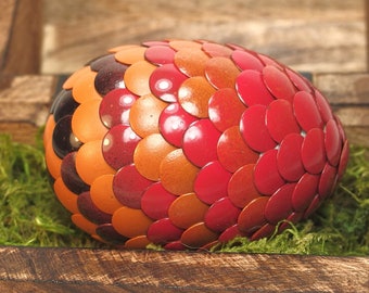 Red Dragon Egg fades to orange and black stripes