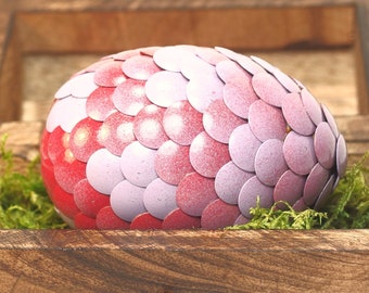 Lavender Dragon Egg fades to red