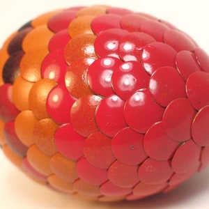 Red Dragon Egg fades to orange and black stripes image 3