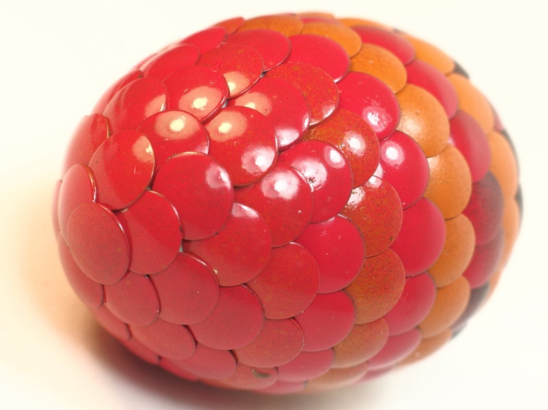 Red Dragon Egg fades to orange and black stripes image 4