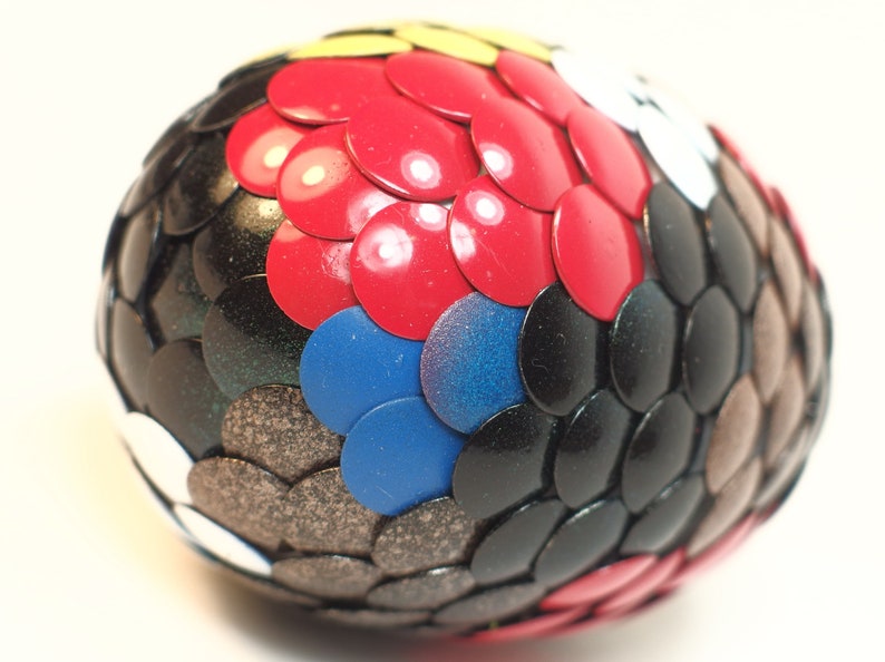 Calico Dragon Egg features multi-color scales image 7