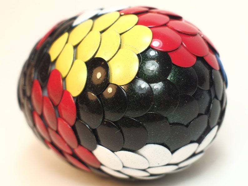 Calico Dragon Egg features multi-color scales image 6