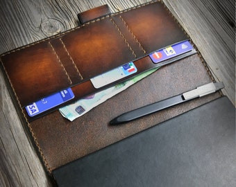 Housse de carnet Moleskine en cuir