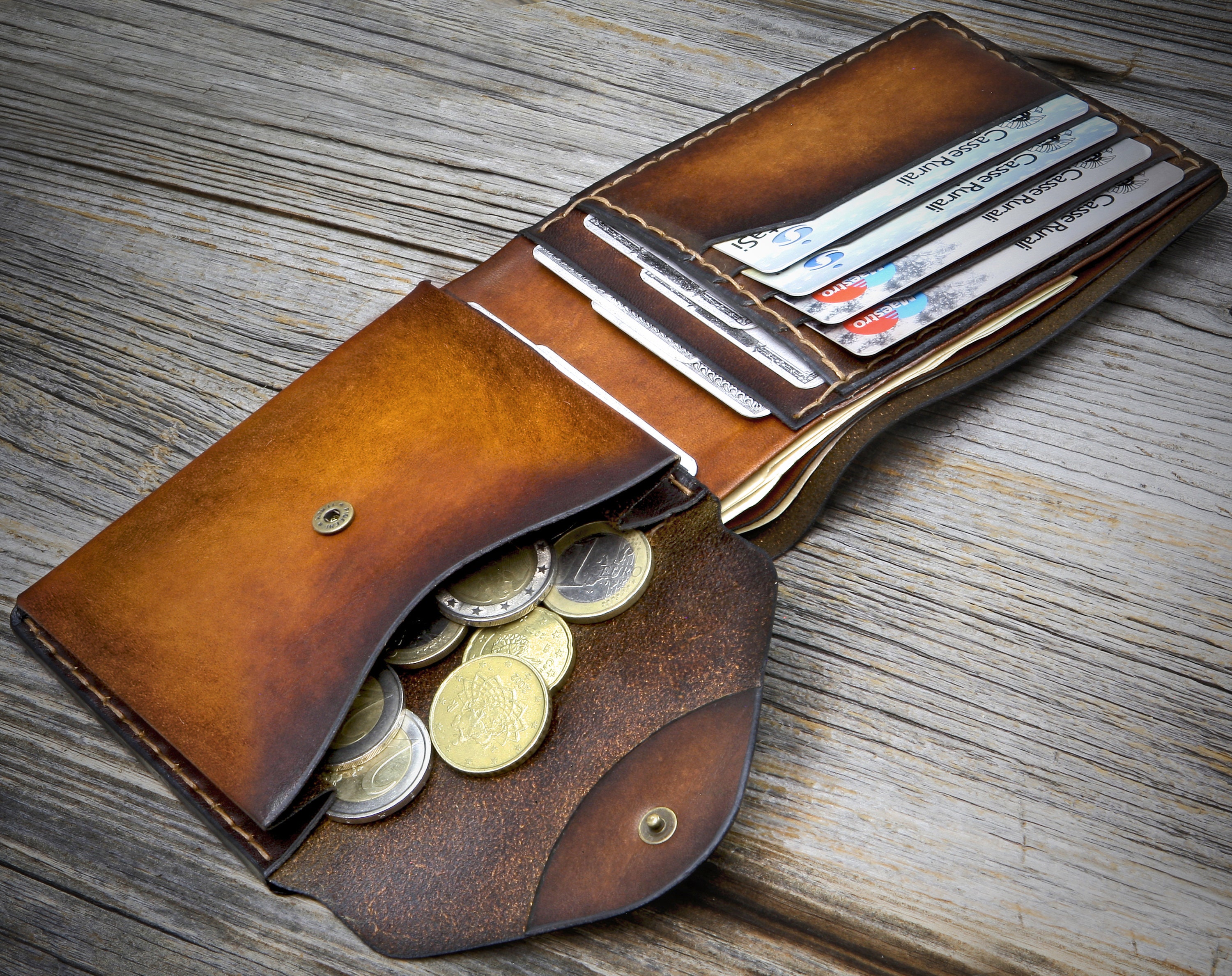 Personalised Men&#39;s Leather Wallet With Coin Pocket | Confederated Tribes of the Umatilla Indian ...