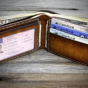 Slim Wallet para hombres, Carteras de cuero para hombres, Cartera delgada para hombres, Billetera pequeña para hombres, Regalo de novio, Regalo de novio, Regalo de esposo, Italia