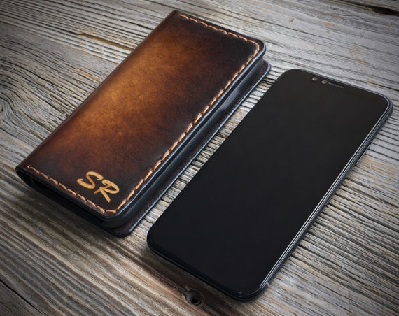 Samsung Galaxy Leather Book Case Galaxy S21 Personalized Etsy