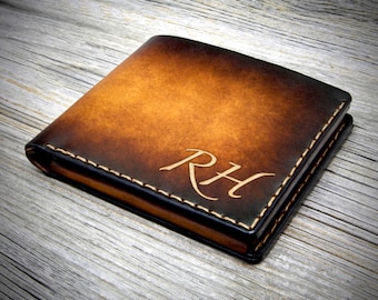 Portafoglio artigianale con portamonete e Portafoglio