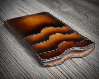 GullWings Leather Sleeve for Samsung Galaxy S25 Ultra / Custom fit for All Models