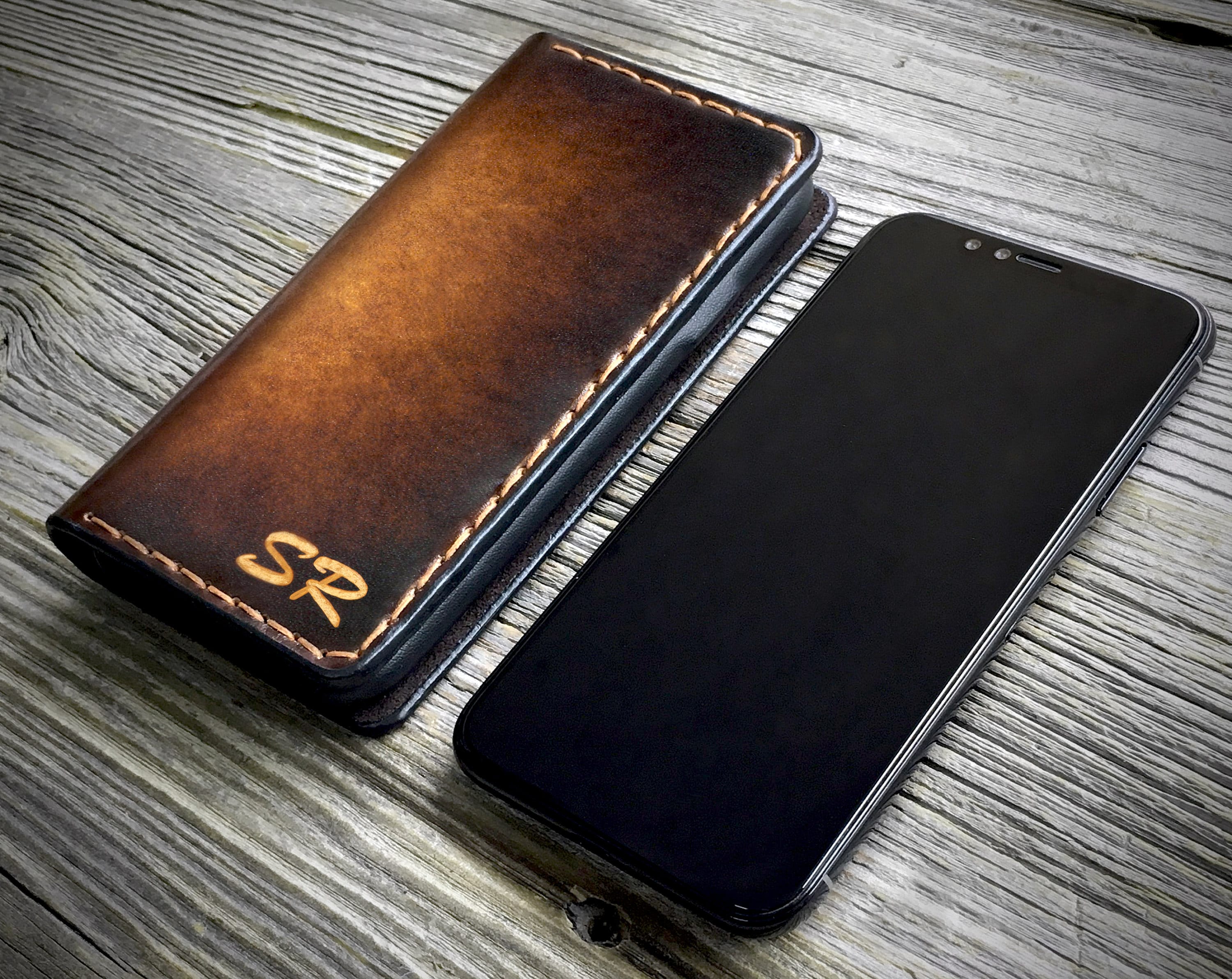 IPhone 15 Pro Max Leather Book Case iPhone 15 Pro Leather 