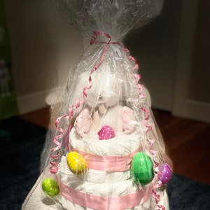 Baby diaper cake
