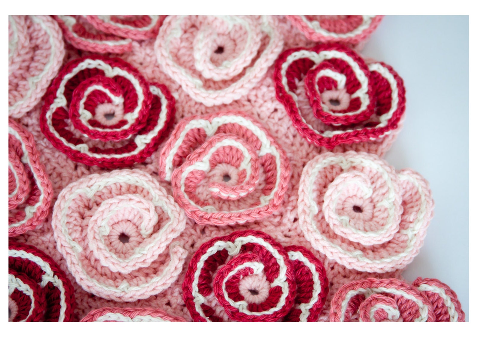 Crochet Blanket Pattern ''unique Rose'' Etsy