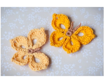 Elegance Butterfly Crochet Pattern - PDF crochet pattern by GloriousUnique - Butterfly pattern