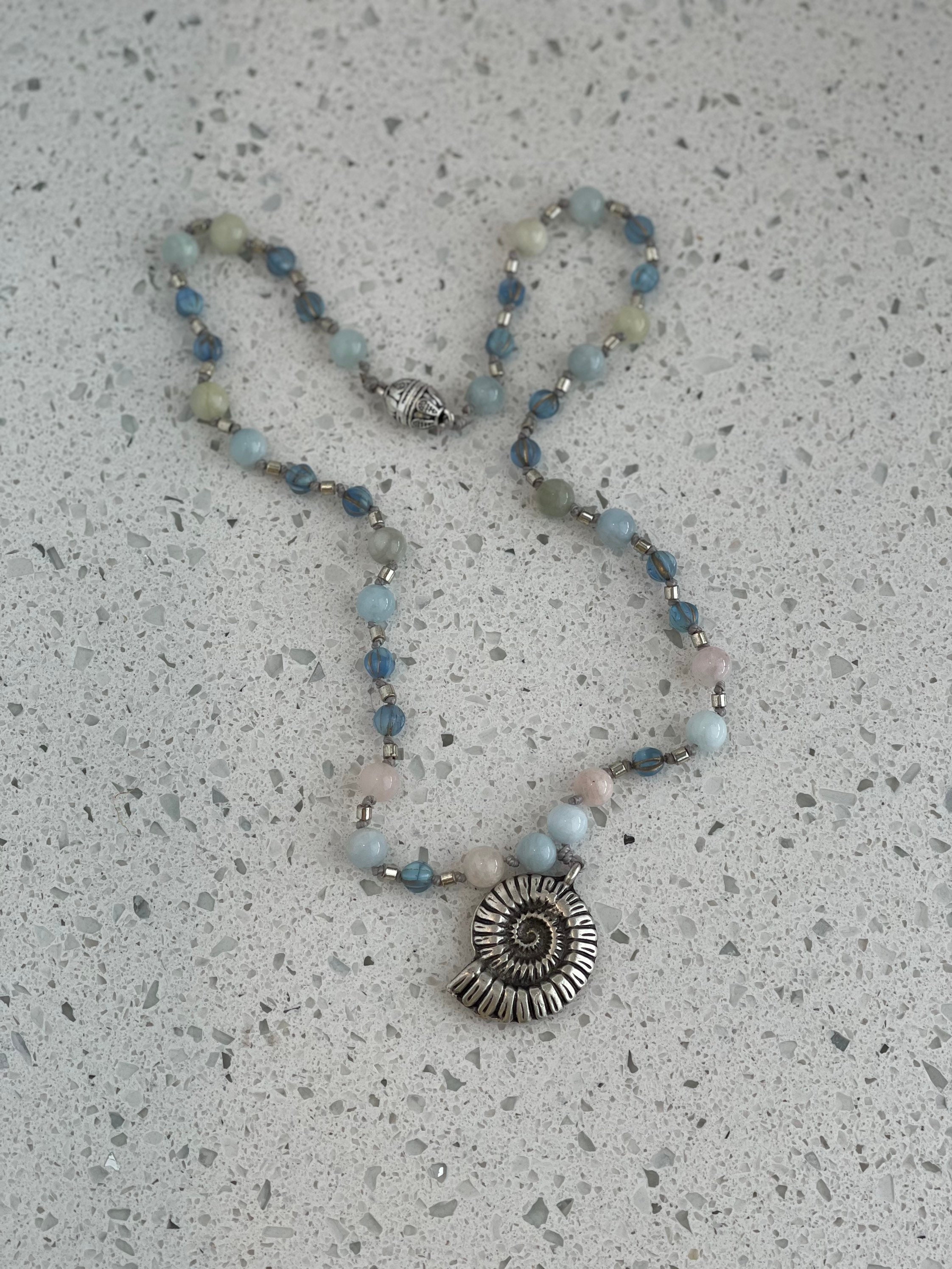 Mermaid Core Coquette Handmade, Glass Beads, Charms, Jewelry Choker, Ocean Pisces, Beach Summer Necklace for Women