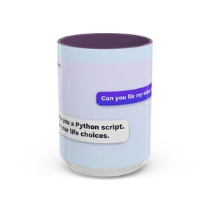 Taza con horario de sueño para programadores de Python, taza de café divertida para programadores, regalo de cumpleaños para desarrolladores, taza sarcástica para programadores, regalo de humor tecnológico imagen 9