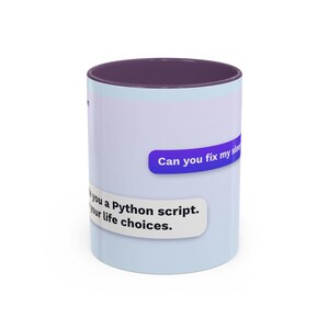 Taza con horario de sueño para programadores de Python, taza de café divertida para programadores, regalo de cumpleaños para desarrolladores, taza sarcástica para programadores, regalo de humor tecnológico imagen 3