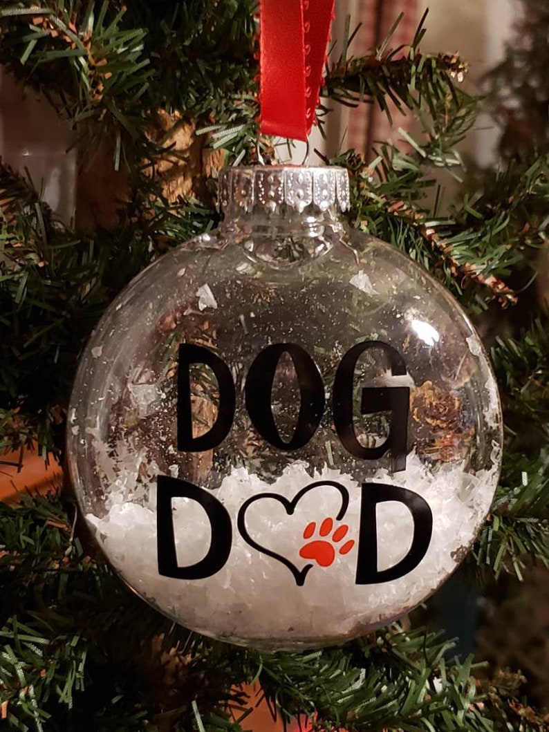 Dog Dad Themed Ornament Acrylic 4 image 1