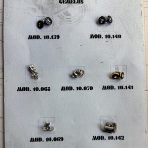 Carte d'échantillons de boutons vintage authentique - Boutons en plastique et strass de France