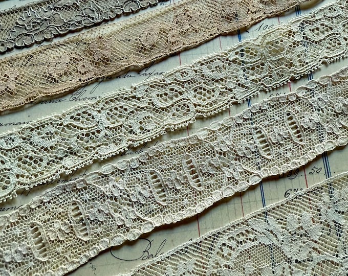 Lace Rustique Antique Vintage Lace Kit - 7 Yards of Vintage & Antique Lace Trim - off ...