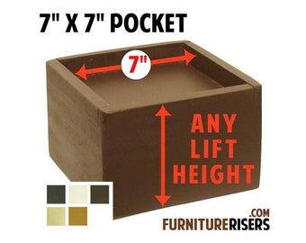 Items Similar To Furniture Risers 4 Inch All Wood Construction