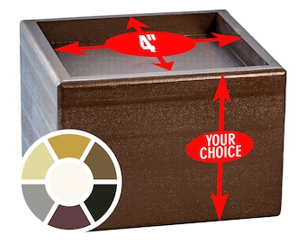 4" x 4" Pocket - Furniture and Bed Risers