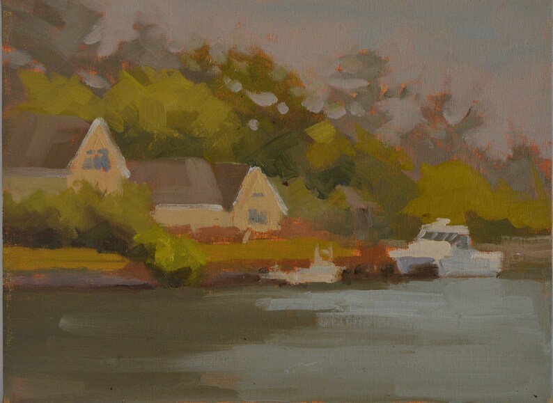 Sandbridge Plein Air Virginia Beach Oil Painting Etsy