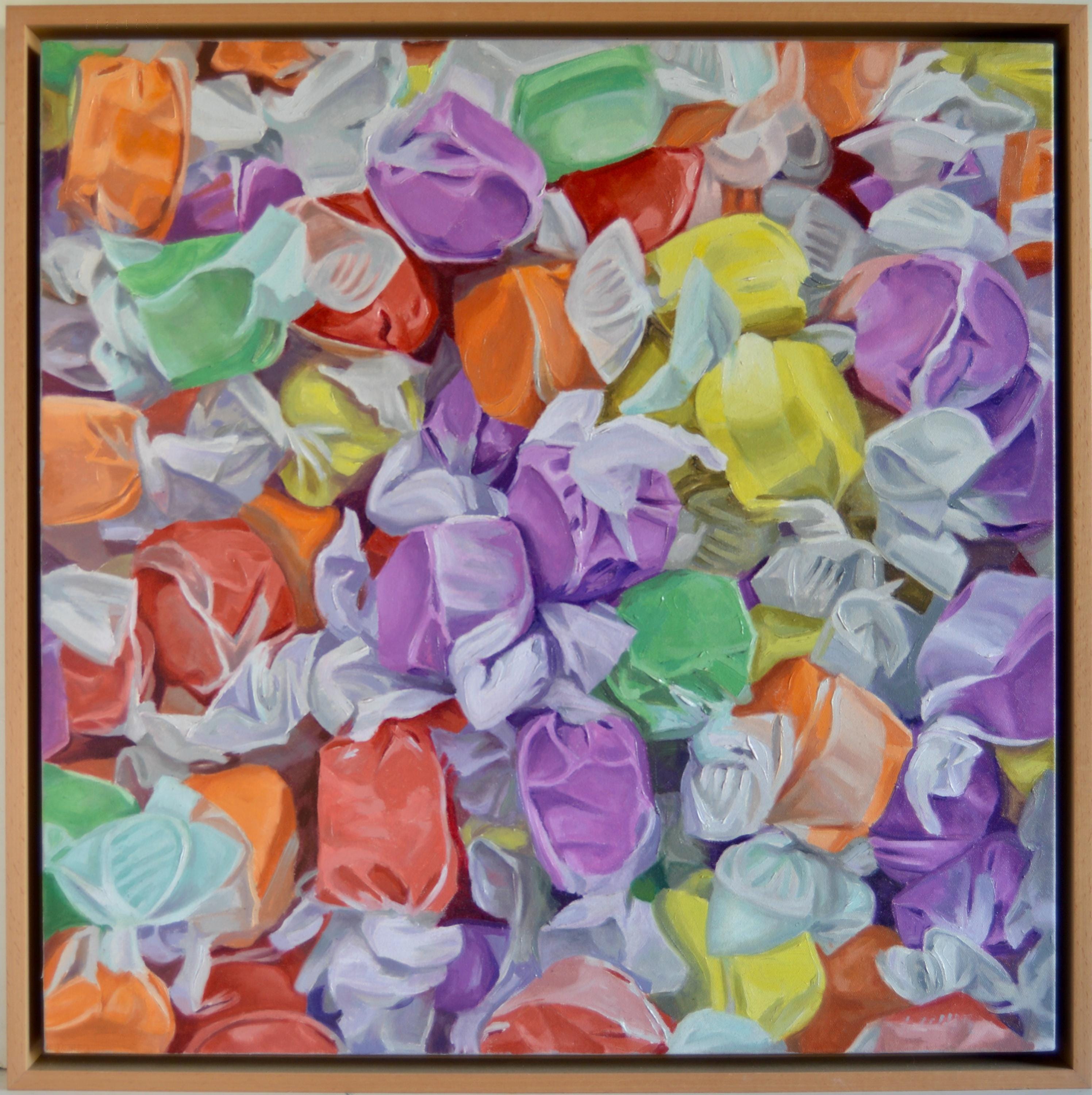 taffy - candy - oil painting - pop art - colorful - treats - sweet tooth - fun - Catalina - candy store