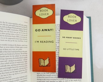 Book Lover Bookmark set - Gift for Readers and Book Lovers- Book Mark - Book Cover Bookmarks - Quotes - Unique bookmark set