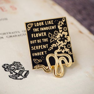 Lady Macbeth Enamel Pin - Shakespeare&#39;s Heroines Collection - Book Lover - Feminist Pin - Shakespeare Pin Badge - Literature Gift