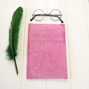 Magical Creatures A5 Notebook - Unicorn Notebook - Witches & Wizards - Back to School - Geek Gift - Notepad Jotter - Magic - Stationery