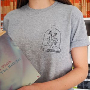Sylvia Plath T-Shirt - Feminist Tshirt - Book Lover - Literature - Girl Power Tee Shirts - Slogan T-shirt - Feminism - Womens